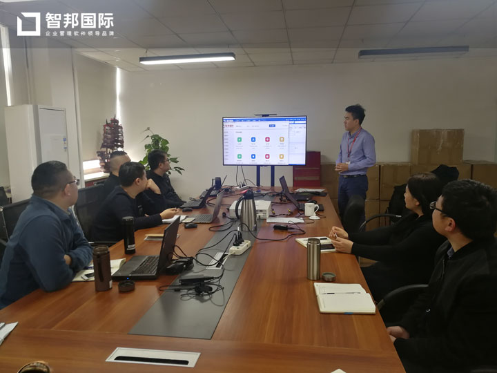 北京众鼎景和科技有限公司智邦国际进销存系统实施现场