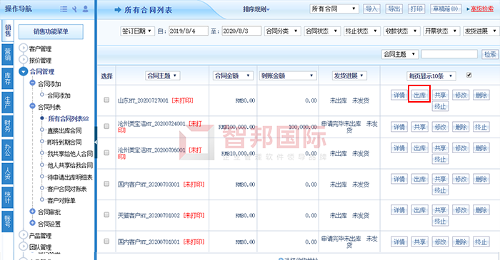斯科赛斯成功签约智邦国际ERP系统，实现合同流程规范管理